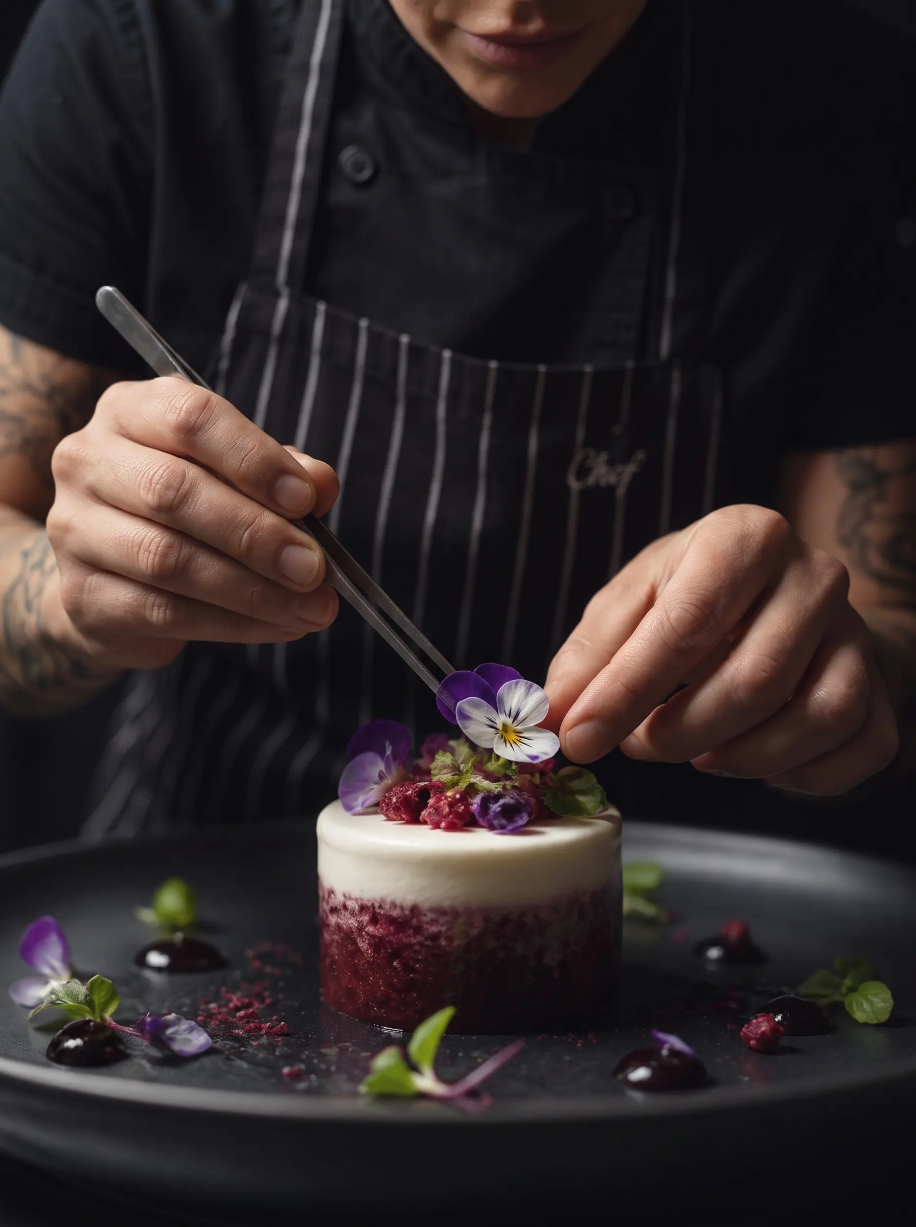 A course from a Pashut private dining experience